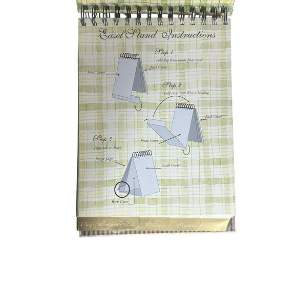 Daysprings Christian Spiral Recipe Book w/Easel Stand Fruit Print Hardcover - Picture 12 of 15